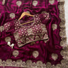 Regal Zari Bloom Saree with Heavy Embroidered Blouse  (4 Royal Color Options Available)