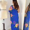 Bloom Royale Hand-Painted Chiffon Saree with Artistic Floral Motifs  (Multiple Exquisite Color Variants Available)