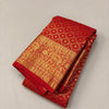 Grand Bridal Red Banarasi Silk Saree with Elephant Zari Border & Paisley Pallu | Premium Wedding Wear