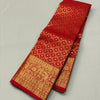 Grand Bridal Red Banarasi Silk Saree with Elephant Zari Border & Paisley Pallu | Premium Wedding Wear