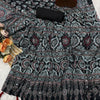Elegant Ajrakh Print Soft Cotton Saree With Contrast Tassel Pallu Traditional Ethnic Saree