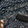 Elegant Ajrakh Print Soft Cotton Saree With Contrast Tassel Pallu Traditional Ethnic Saree