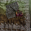 Luxury Organza Silk Saree With Heavy Floral Embroidered Border & Designer Blouse Festive Saree