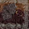 Luxury Organza Silk Saree With Heavy Floral Embroidered Border & Designer Blouse Festive Saree