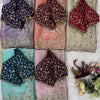 Luxury Organza Silk Saree With Heavy Floral Embroidered Border & Designer Sequins Blouse