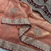 Luxury Silk Saree With Heavy Embroidered Designer Blouse & Sequins Border Festive Saree